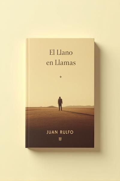 Portada del libro 'El Llano en Llamas' de Juan Rulfo, con un diseño sobrio y el título destacado.