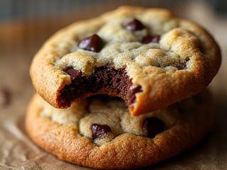 Galleta suave con chispas de chocolate